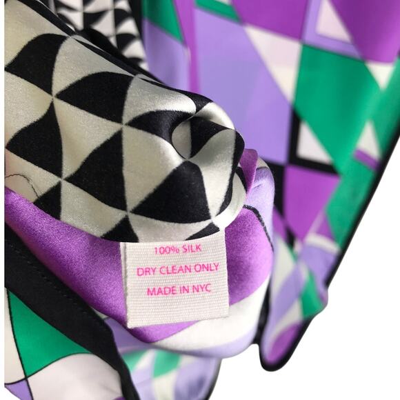 Alice Trixie Dress Wns Size XS Multi Color Sleeveless Keyhole Back 1960s summer - Picture 6 of 7